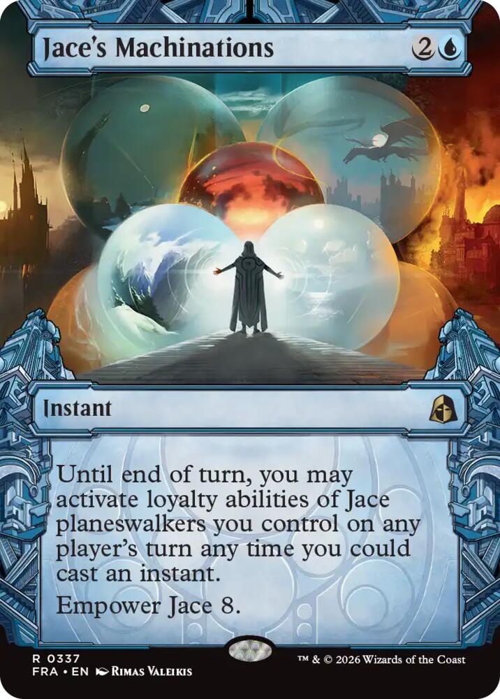 Jace's Machinations (Showcase)-Reality Fracture-R-Foil