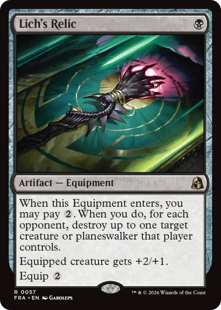 Lich's Relic-Reality Fracture-R-Normal