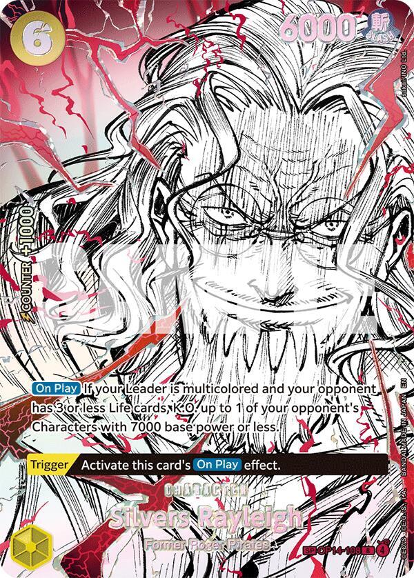 Silvers Rayleigh (OP14-108) (SP)-The World's Strongest Warriors-R-Foil