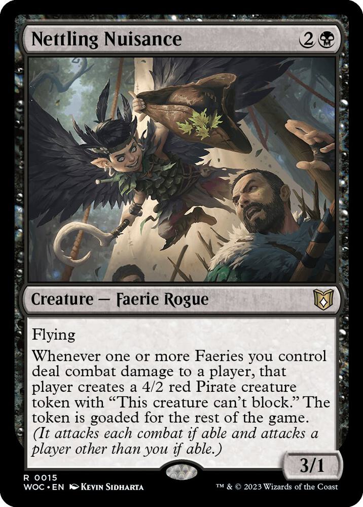 Nettling Nuisance-Commander: Wilds of Eldraine-R-Normal