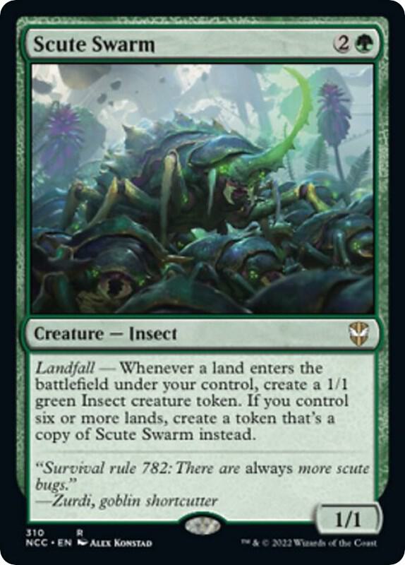 Scute Swarm-Commander: Streets of New Capenna-R-Normal