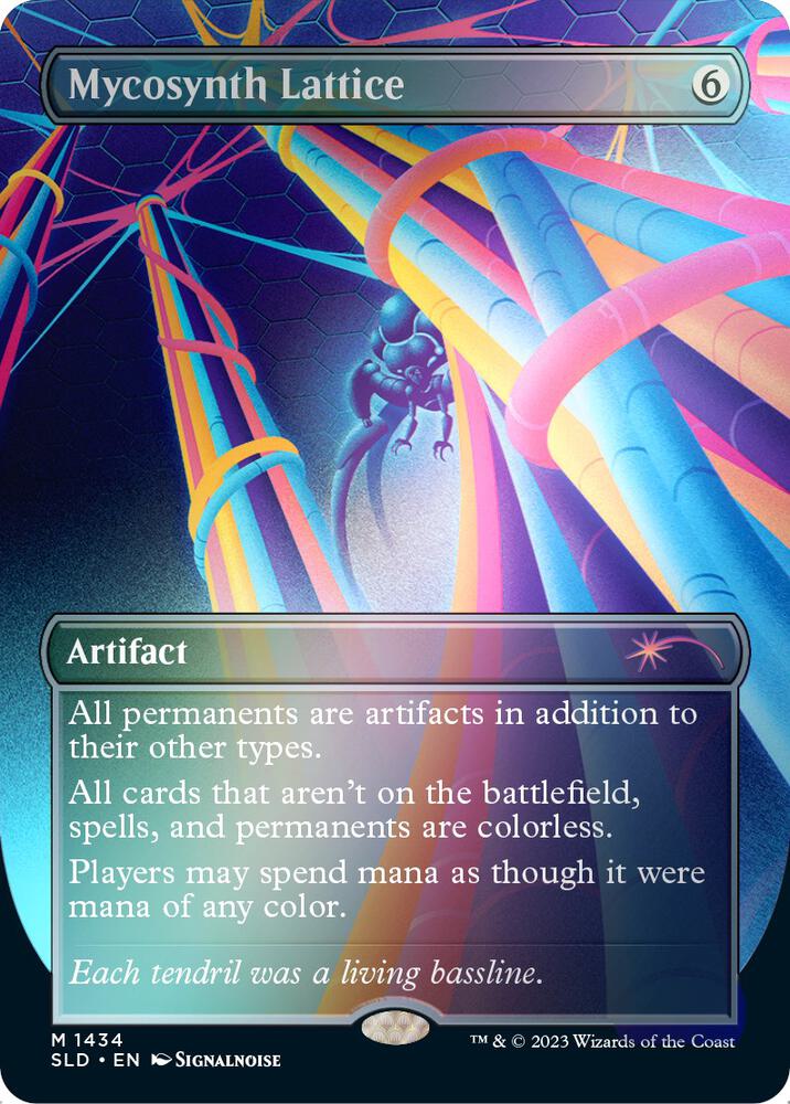 Mycosynth Lattice (Rainbow Foil)-Secret Lair Drop Series-M-Foil