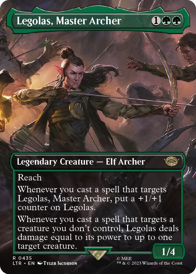 Legolas, Master Archer (Borderless)-Universes Beyond: The Lord of the Rings: Tales of Middle-earth-R-Normal