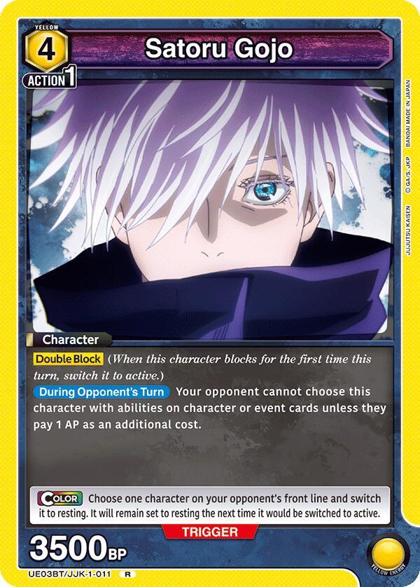 Satoru Gojo (011)-UE03BT: Jujutsu Kaisen-Rare-Foil