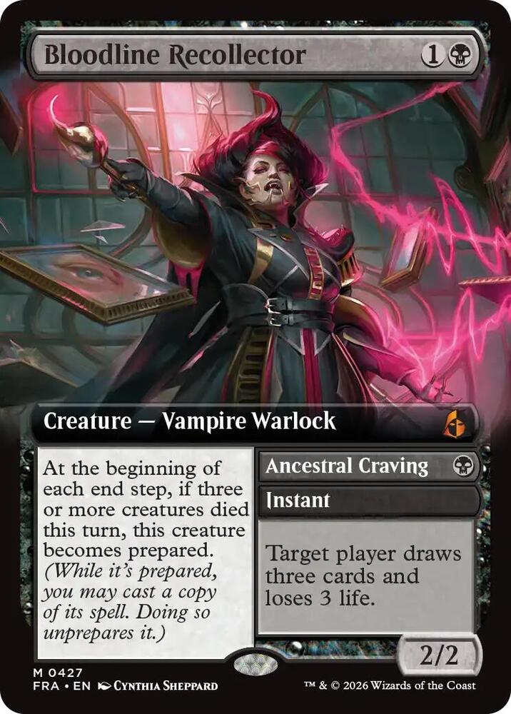 Bloodline Recollector (Extended Art)-Reality Fracture-M-Foil