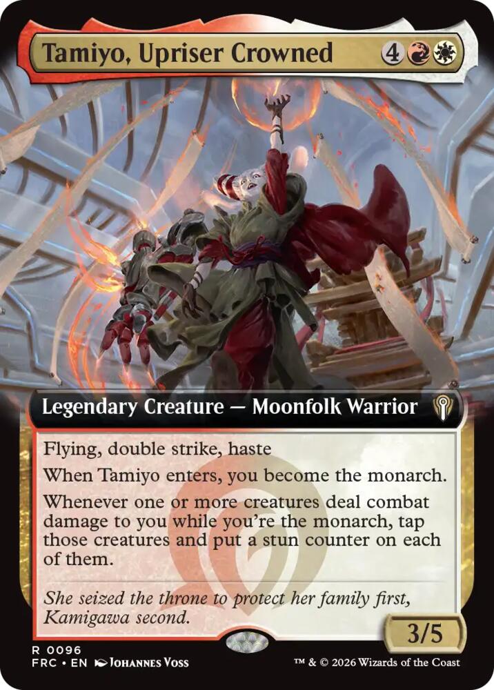 Tamiyo, Upriser Crowned (Extended Art)-Commander: Reality Fracture-R-Normal