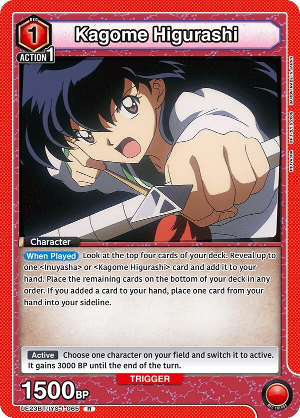 Kagome Higurashi (065)-UE23BT: Inuyasha-Rare-Foil