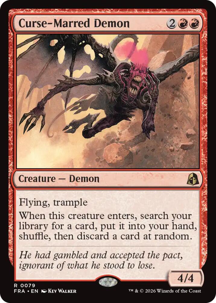 Curse-Marred Demon-Reality Fracture-R-Foil