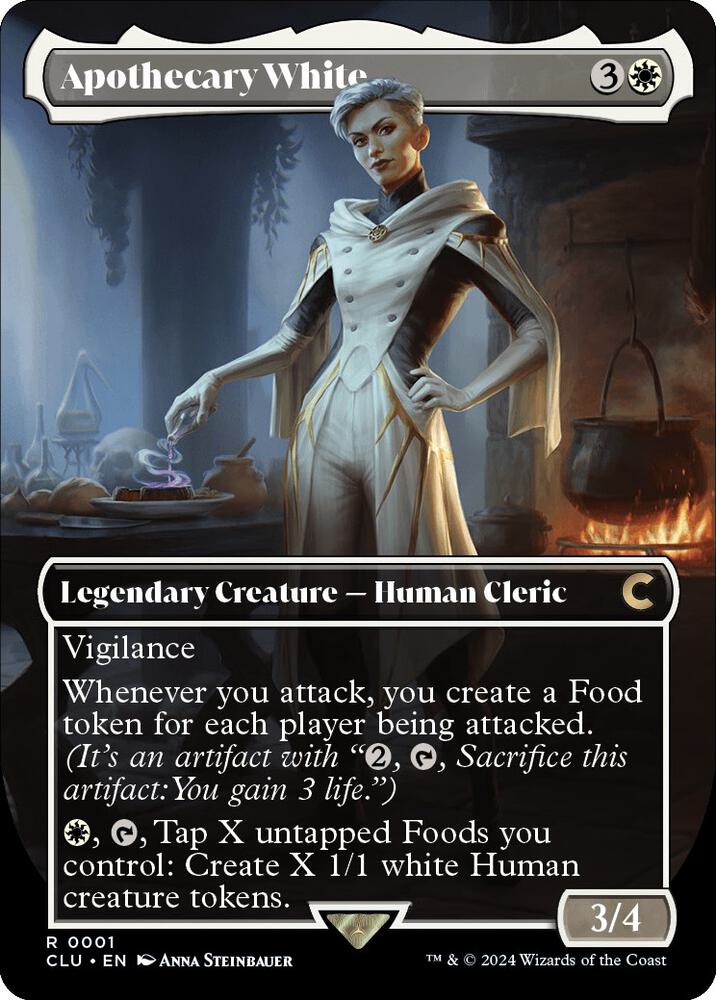 Apothecary White (Borderless)-Ravnica: Clue Edition-R-Normal