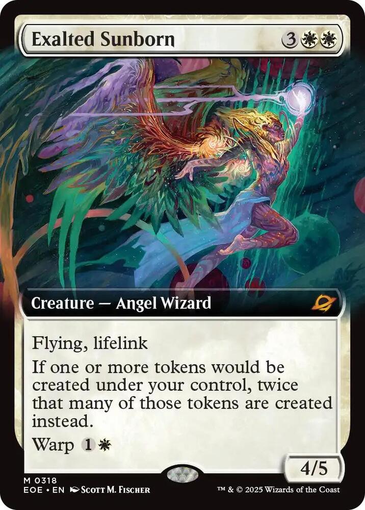 Exalted Sunborn (Extended Art)-Edge of Eternities-M-Foil