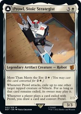 Prowl, Stoic Strategist-Universes Beyond: Transformers-M-Foil