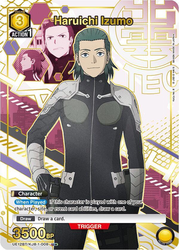 Haruichi Izumo (008) (U*)-UE12BT: Kaiju No. 8-Uncommon 1-Star-Foil