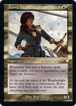 Jhoira, Weatherlight Captain (Retro Frame)-Commander: The Brothers' War-M-Normal