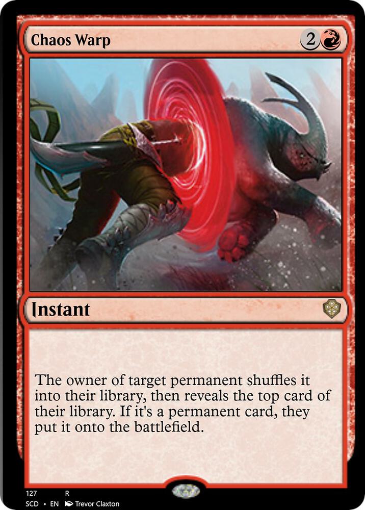 Chaos Warp-Starter Commander Decks-R-Normal
