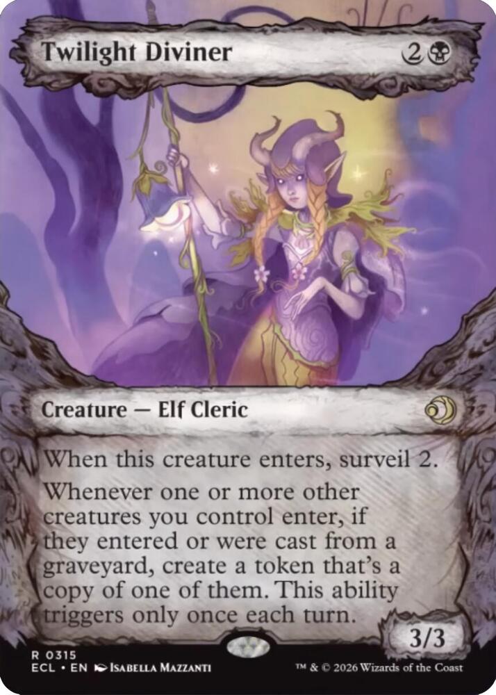 Twilight Diviner (Showcase)-Lorwyn Eclipsed-R-Normal