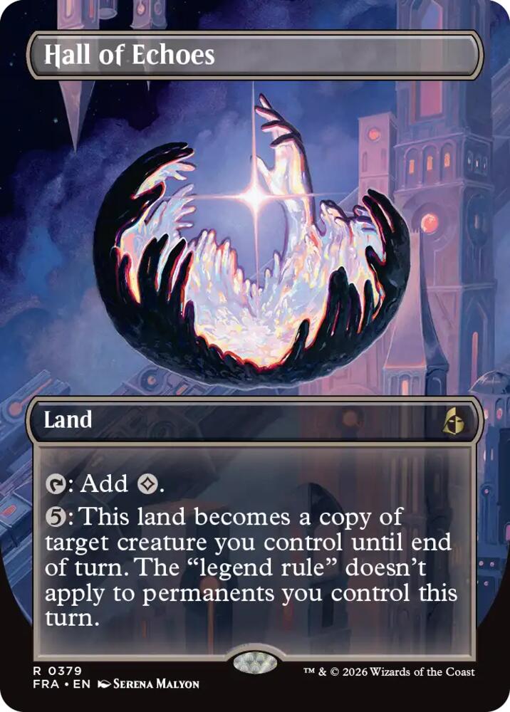 Hall of Echoes (Borderless)-Reality Fracture-R-Foil