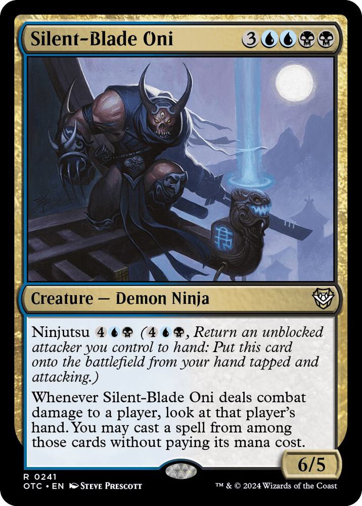 Silent-Blade Oni-Commander: Outlaws of Thunder Junction-R-Normal