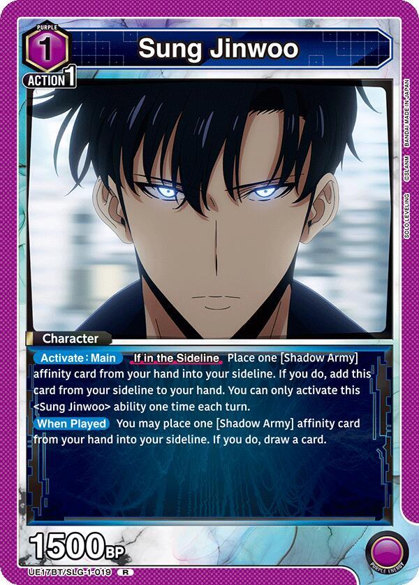 Sung Jinwoo (019)-UE17BT: SOLO LEVELING-Rare-Foil