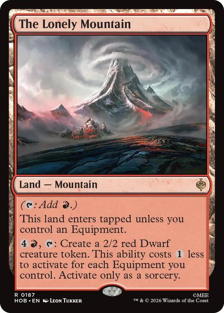The Lonely Mountain-The Hobbit-R-Foil
