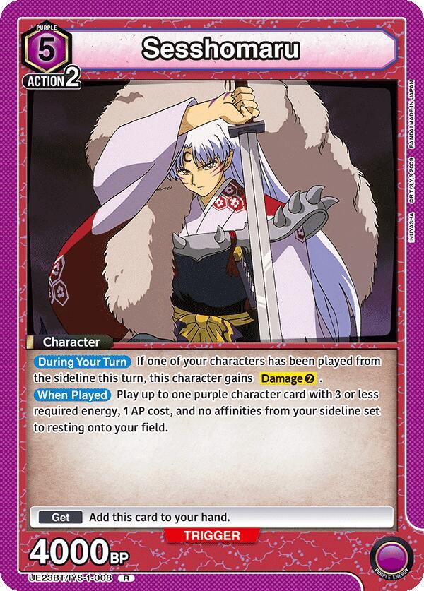Sesshomaru (008)-UE23BT: Inuyasha-Rare-Foil