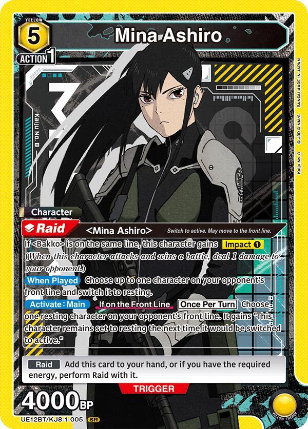 Mina Ashiro (005)-UE12BT: Kaiju No. 8-Super Rare-Foil