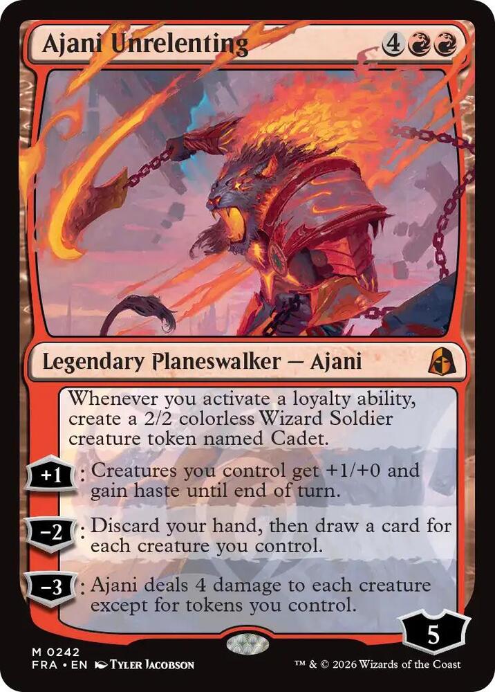 Ajani Unrelenting-Reality Fracture-M-Normal