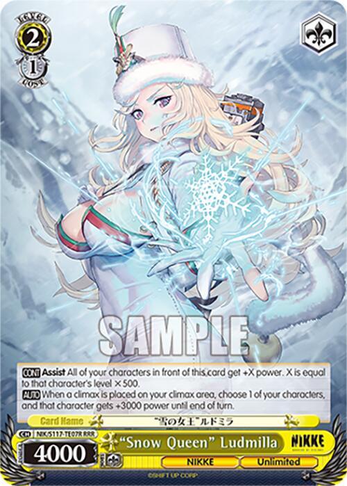 "Snow Queen" Ludmilla (RRR)-GODDESS OF VICTORY: NIKKE-Triple Rare-Normal