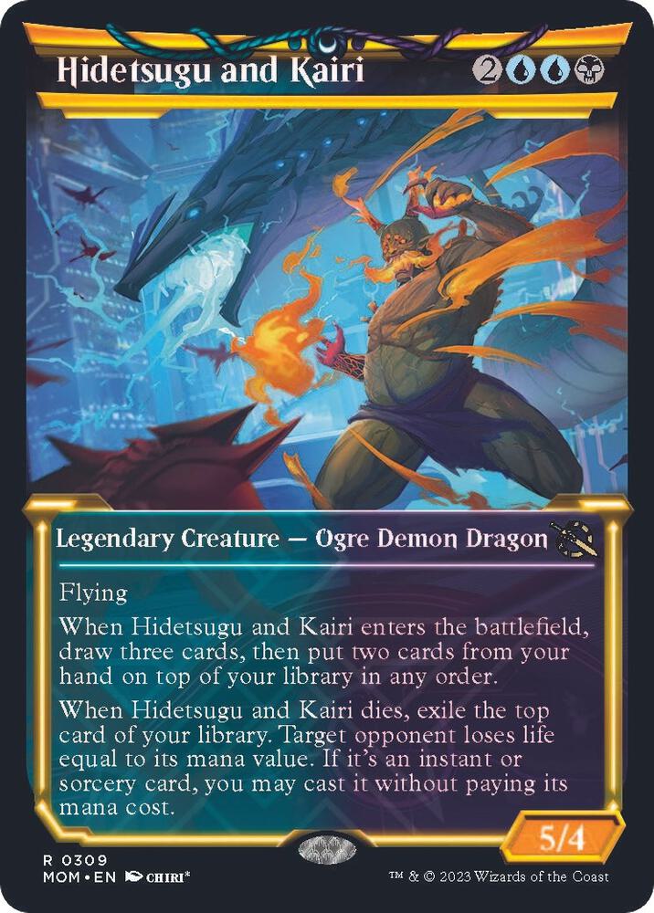 Hidetsugu and Kairi (Showcase)-March of the Machine-R-Foil