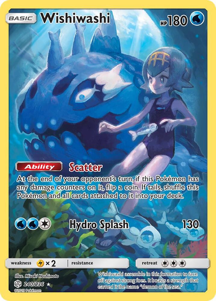 Wishiwashi (Secret)-SM - Cosmic Eclipse-Secret Rare-Holofoil