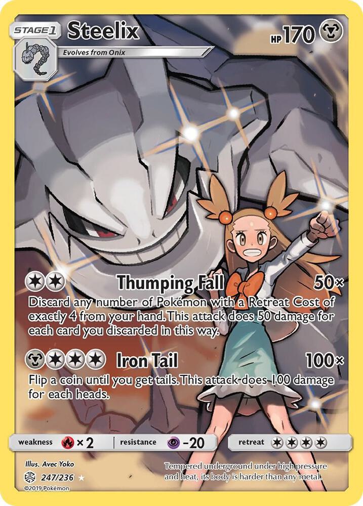 Steelix (Secret)-SM - Cosmic Eclipse-Secret Rare-Holofoil