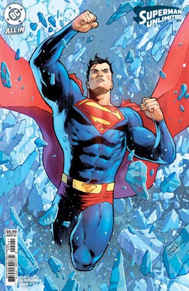 Superman Unlimited #2 Cover C Tony S Daniel Card Stock Variant