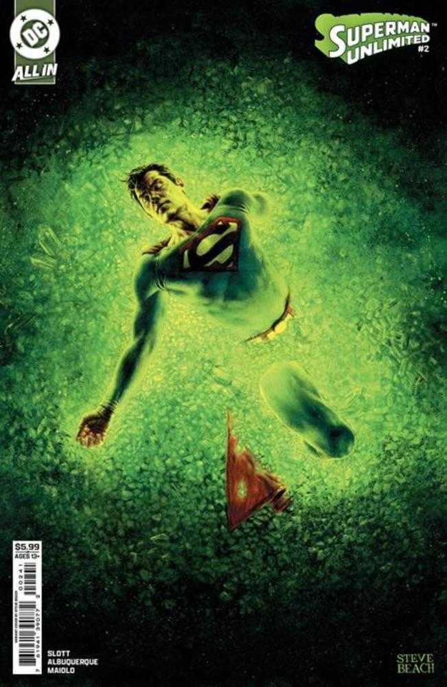 Superman Unlimited #2 Cover D Steve Beach Card Stock Variant
