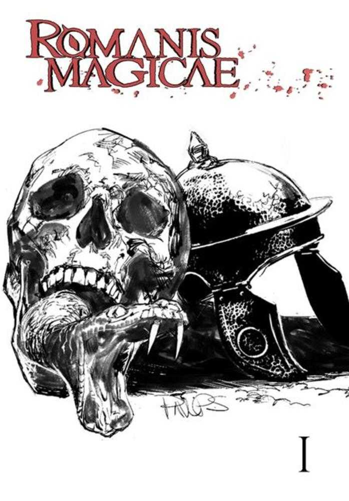Romanis Magicae #1 (Of 4) Cover B Paul Peart Smith Black White And Red Variant