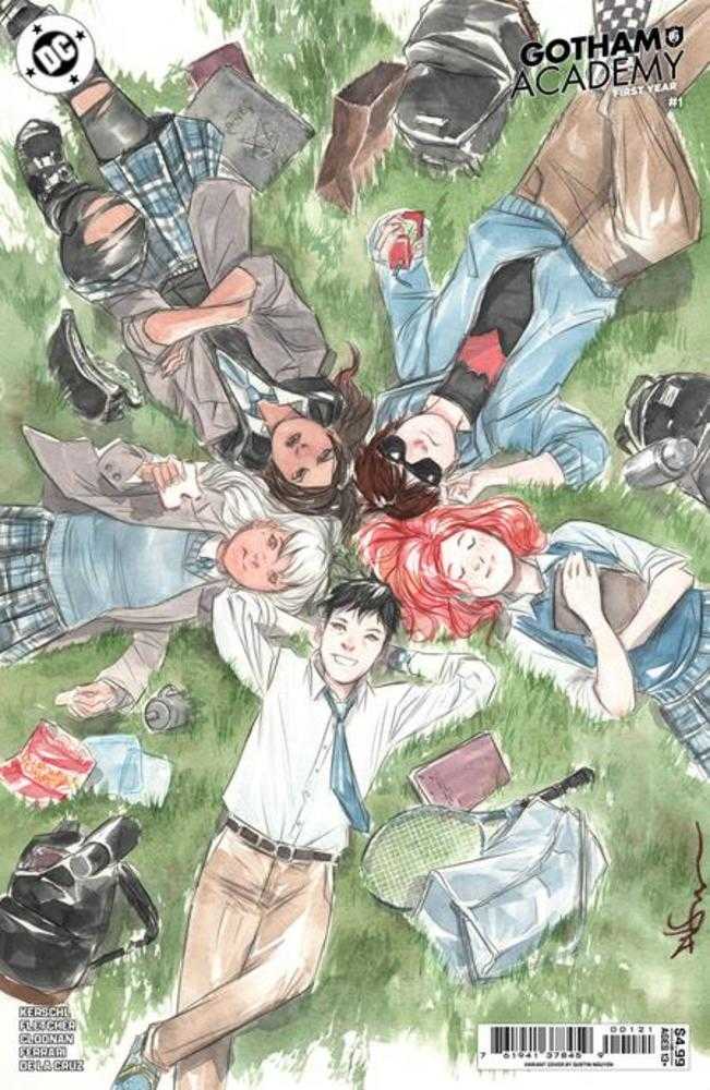 Gotham Academy First Year #1 (Of 6) Cover B Dustin Nguyen Card Stock Variant