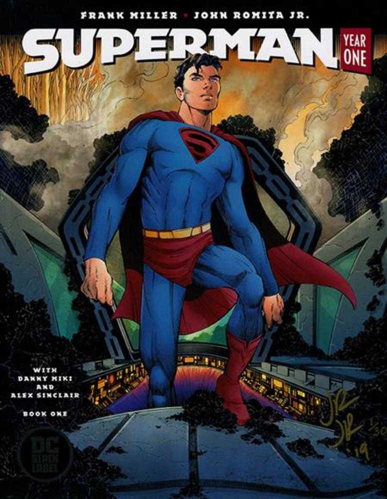Df Superman Year One #1 Elite Gold Signature Series Signed By John Romita Jr