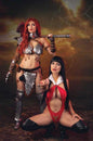 Vampirella vs Red Sonja Red City #1 Cover I Inc 1:15 Cosplay Vampirella And Red Sonja Ivycosplay Full Art Variant