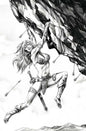 Red Sonja She Devil With A Sword #4 Cover N Inc 1:7 Mike Rooth Black & White Full Art Variant