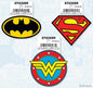 Ata Boy DC Logo 9 Sticker Pack