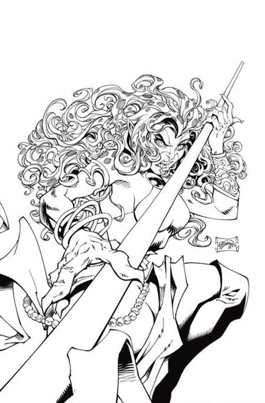 Thundercats Cheetara #1 Cover O Inc 1:7 Will Robson Line Art Full Art Variant