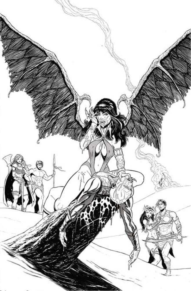 Altered States Warlords #4 Cover K Inc 1:7 Mariano Benitez Chapo Line Art Full Art Variant