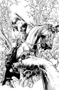 Fire And Ice Darkwolf #4 Cover O 1 in 10 Dan Panosian Line Art Full Art Variant