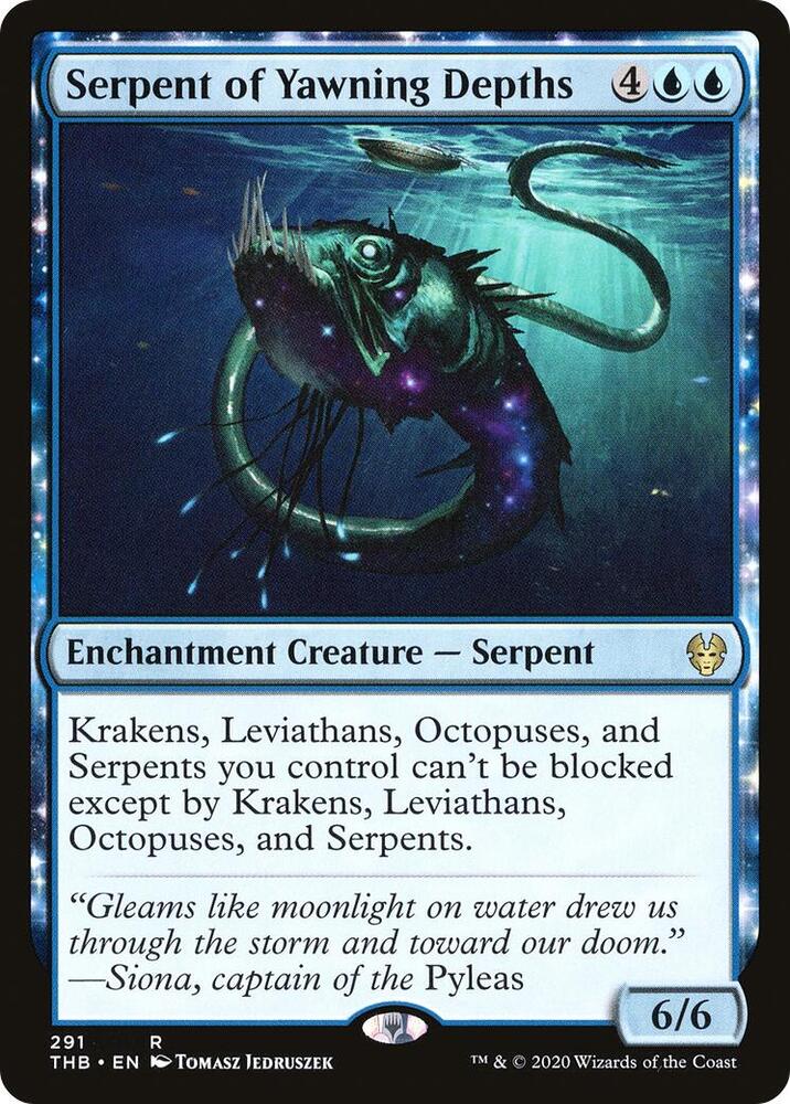 Serpent of Yawning Depths-Theros Beyond Death-R-Normal