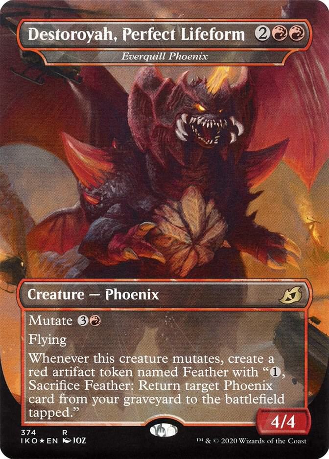 Destoroyah, Perfect Lifeform - Everquill Phoenix-Ikoria: Lair of Behemoths-R-Normal