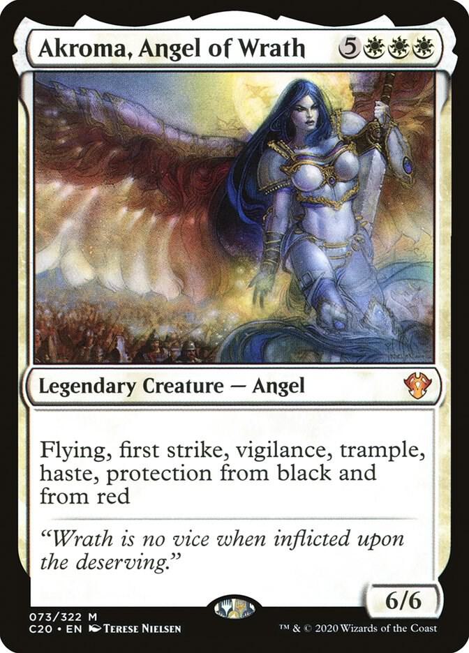 Akroma, Angel of Wrath-Commander 2020-M-Normal