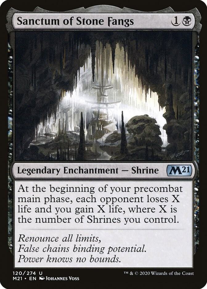 Sanctum of Stone Fangs-Core Set 2021-U-Normal