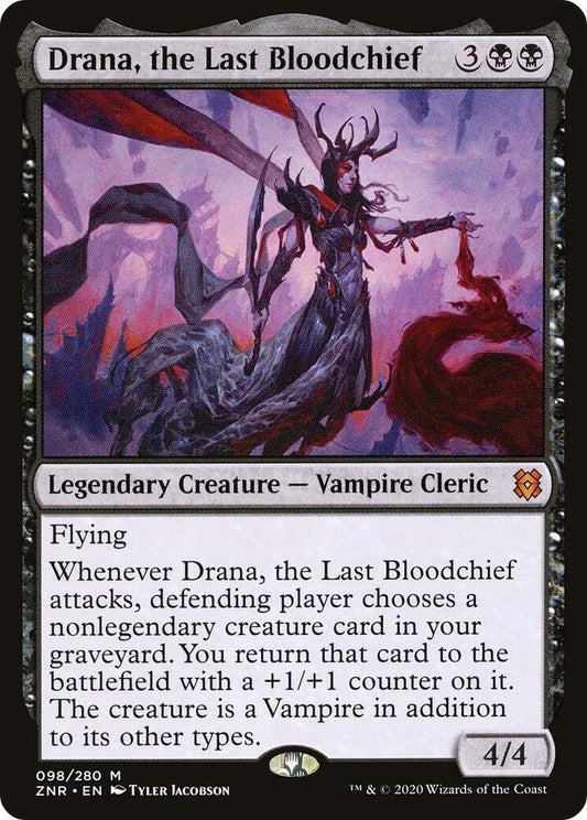 Drana, the Last Bloodchief-Zendikar Rising-M-Normal