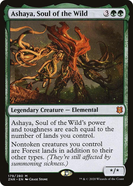 Ashaya, Soul of the Wild-Zendikar Rising-M-Normal