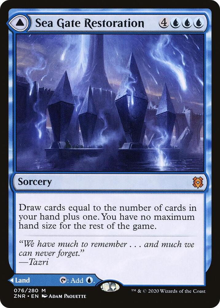 Sea Gate Restoration-Zendikar Rising-M-Normal