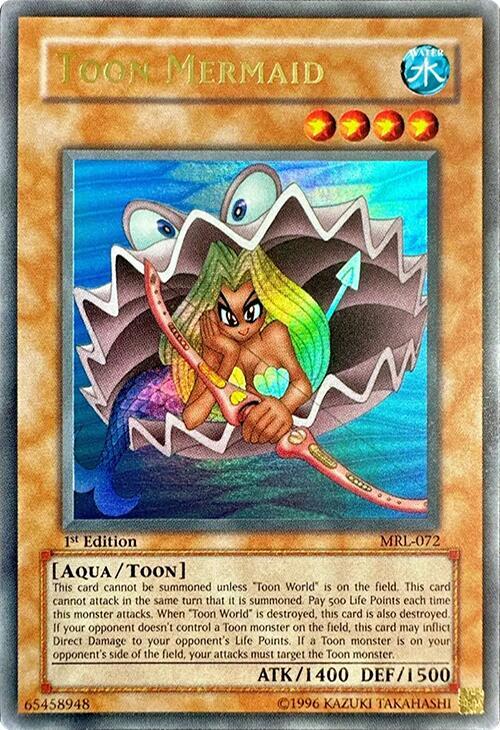 Toon Mermaid-Magic Ruler-Ultra Rare-1st Edition