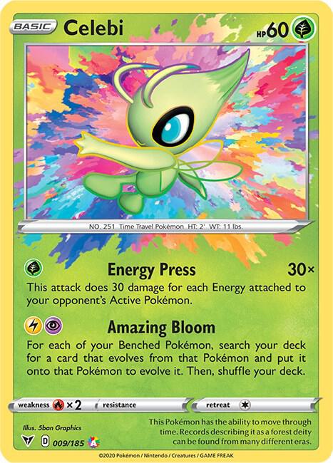 Celebi-SWSH04: Vivid Voltage-Amazing Rare-Holofoil